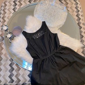 Jessica Simpson - Lace A-Line Dress - Black - Size 6